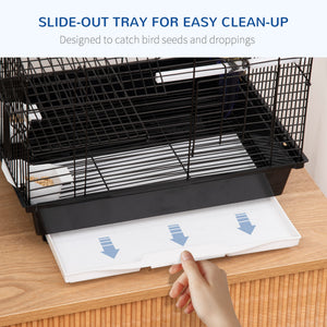 Enhance Your Bird's Home with the 47cm Small Bird Cage